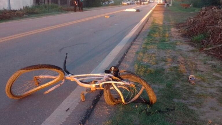 Ibarlucea: una ciclista murió tras ser embestida por un colectivo