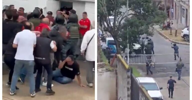 Video post Chaca-Morón: palazos adentro y balazos afuera del estadio