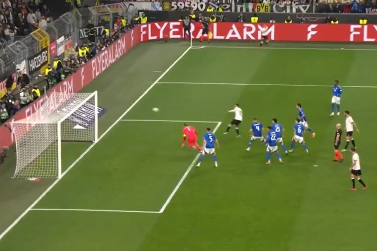 El blooper que le costó un gol a Italia en el partido contra Alemania por la UEFA Nations League