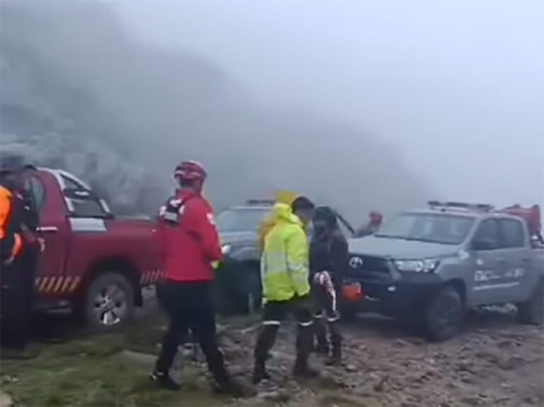 Rescataron a una mujer que cayó por un acantilado en el cerro Champaqui