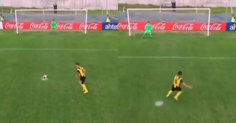 Video: la reacción de Sebastián Sosa en un penal contra su Peñarol que fue comentada en las redes