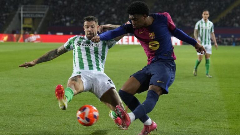 El Barça más terrenal se lleva un chasco contra un gran Betis