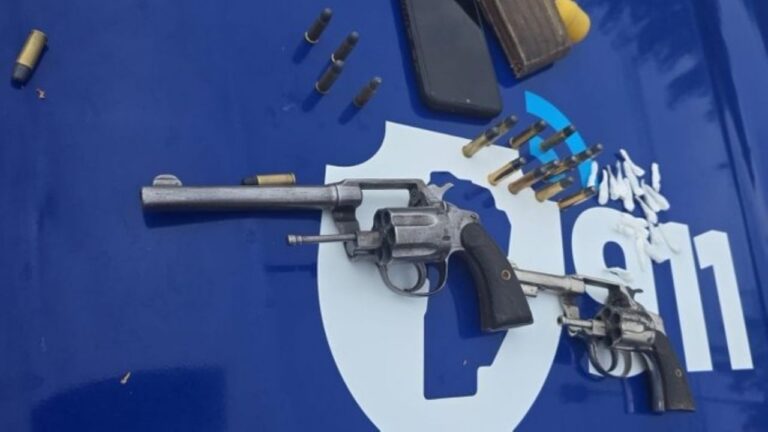 Control en Río Cuarto: secuestran armas, cocaína y dinero