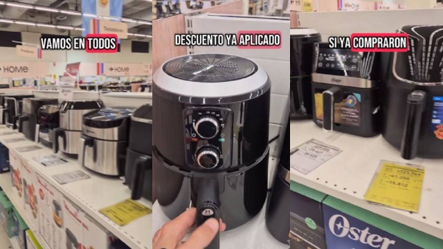Supermercado vende freidora de aire en oferta: todos los modelo y los precios que podés encontrar