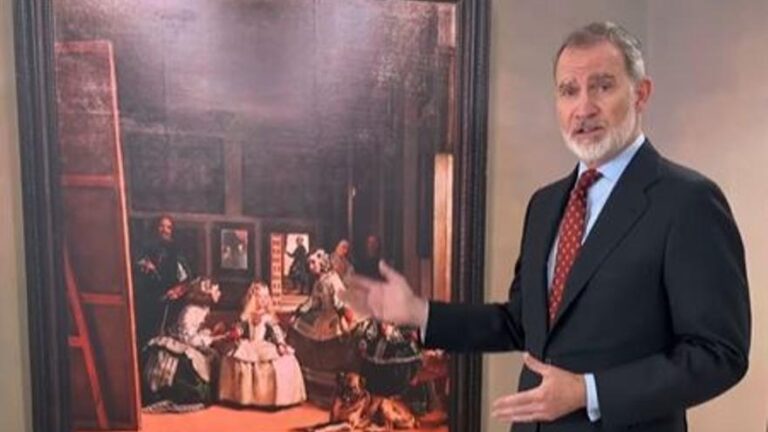 El rey Felipe VI explica ‘Las Meninas’ en el directo 1.000 del Museo del Prado