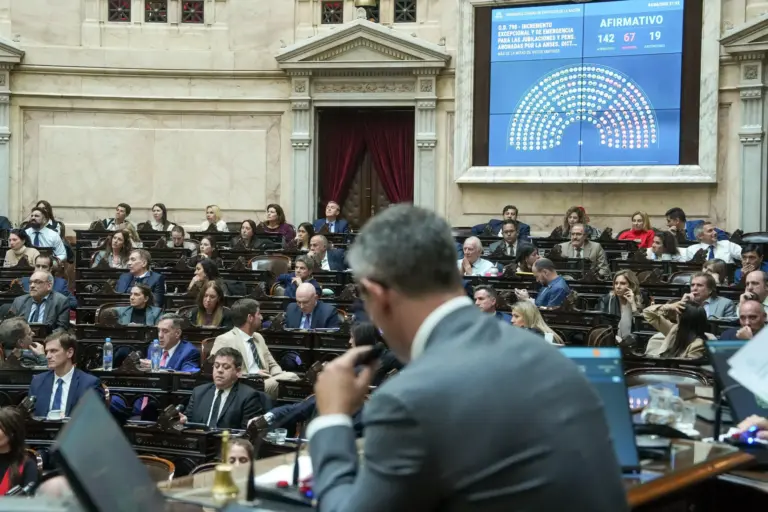 Diputados aprobó un aumento del 7,2% para las jubilaciones y Milei reiteró que lo vetará