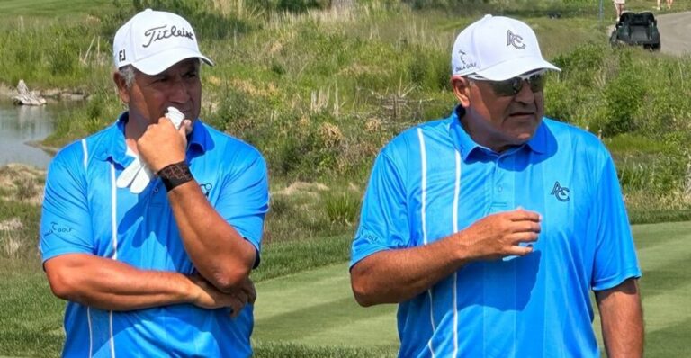 Ángel Cabrera logra un golpe increíble en la ronda inicial del American F.I. Championship