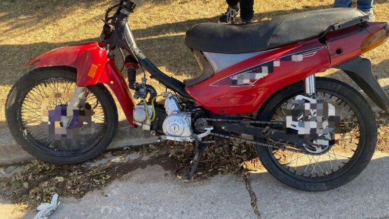 Un menor fue detenido con una moto robada en barrio Colinas