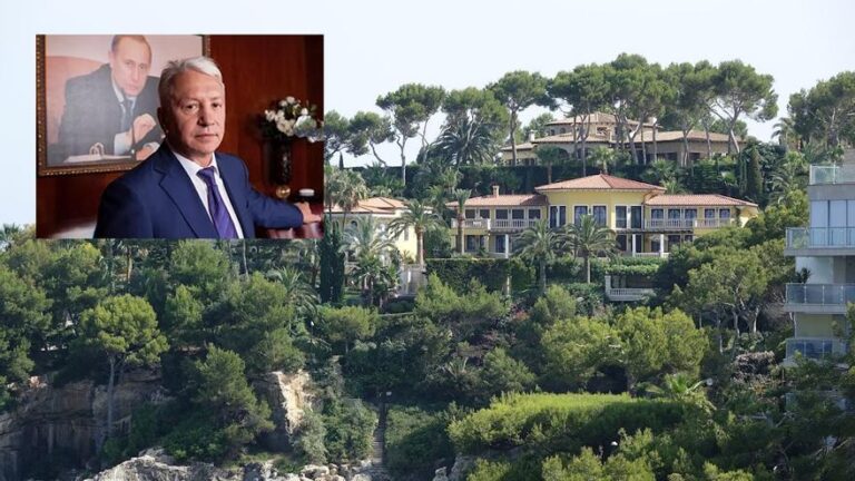Las mansiones de uno de los principales contratistas del régimen de Vladímir Putin