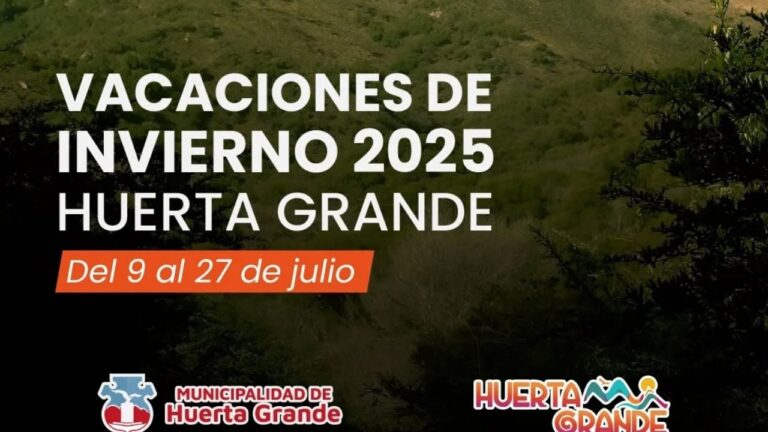 Una pobre propuesta de Huerta Grande para las vacaciones de invierno