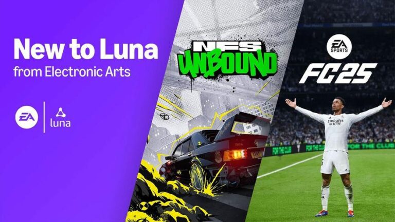 Luna incorpora EA Sports FC 25 y Need for Speed Unbound a su catálogo