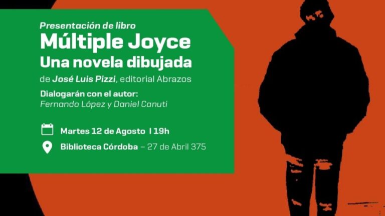 El 12 de agosto se presenta Múltiple Joyce. Una novela dibujada