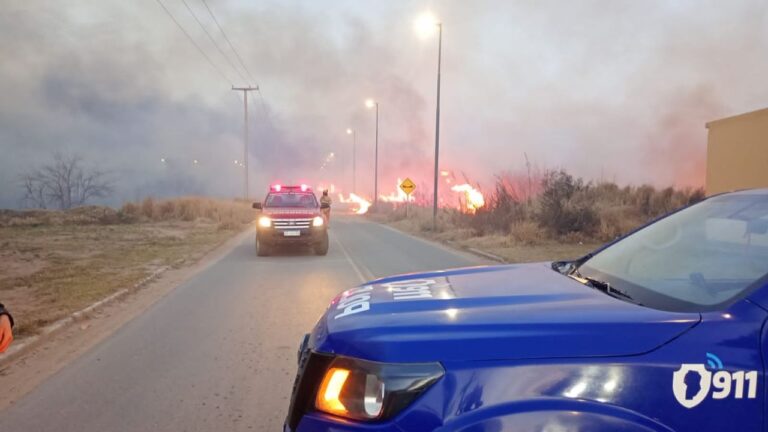 Incendio en Chacra la Merced quema siete hectáreas y obliga a cortar ruta