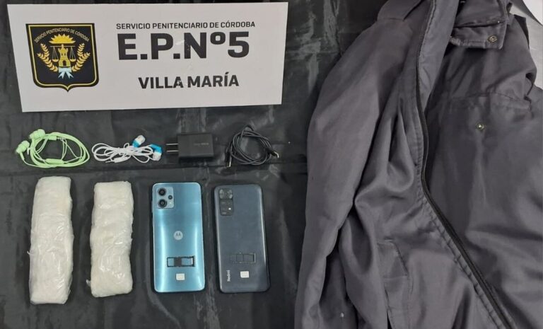 Villa María: un guardia penitenciario intentó ingresar cocaína a una cárcel