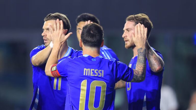 Argentina cerró su gira en EE.UU. con una aplastante victoria 6-0 sobre Puerto Rico