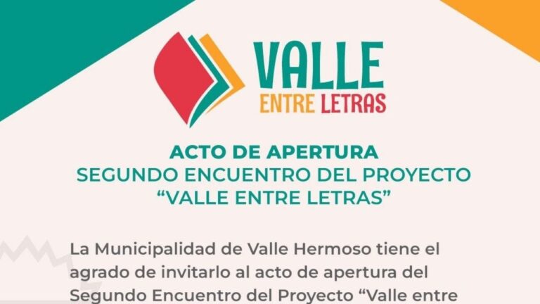 Abre el segundo encuentro del proyecto Valle entre letras en Valle Hermoso