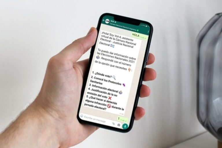 Vot-A: así es el nuevo chatbot de Whatsapp para consultar dónde votar