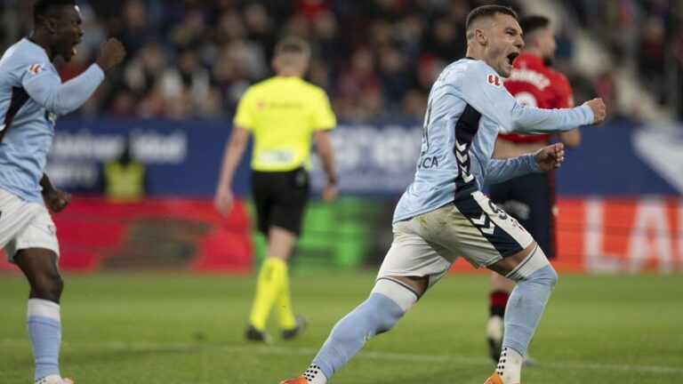 El Celta gana por primera vez en la temporada a costa de Osasuna