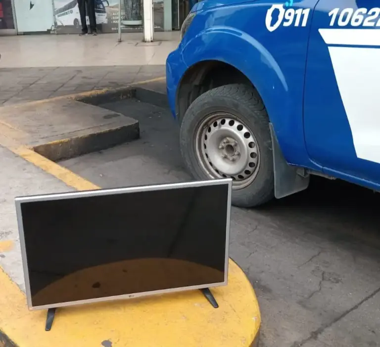 Robó un tv en un hotel de Carlos Paz y lo atraparon