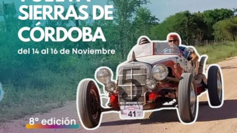 Vuelta Sierras de Córdoba: autos clásicos recorrerán Punilla