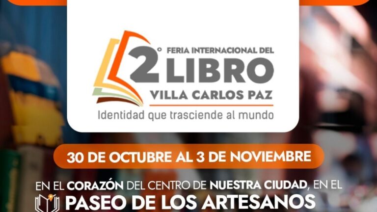 Carlos Paz inaugura la segunda edición de la Feria Internacional del Libro