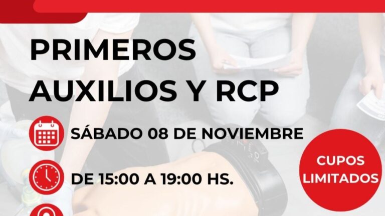 Habrá una nueva capacitación en primeros auxilios en Villa Carlos Paz