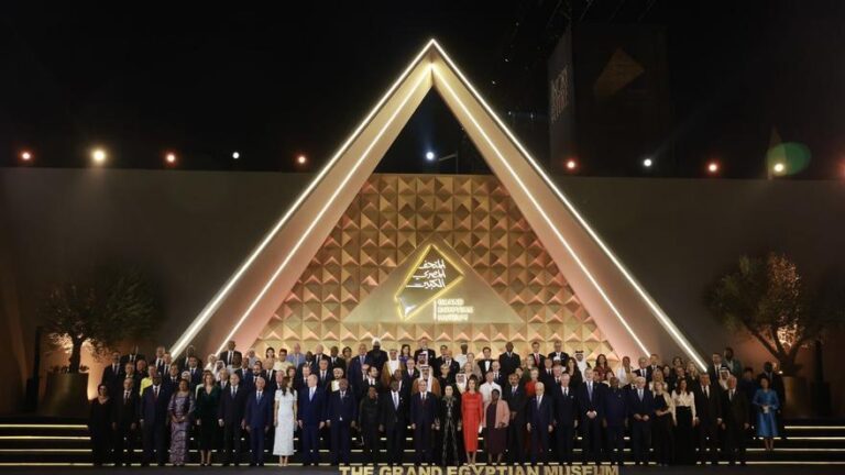 El Gran Museo Egipcio abre al mundo como homenaje a la «cooperación, paz y estabilidad»