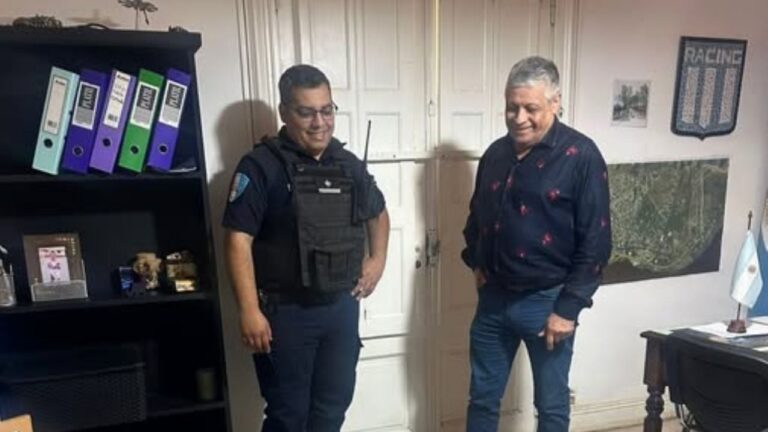 Comuna de San Roque aportó materiales para mejoras del edificio policial