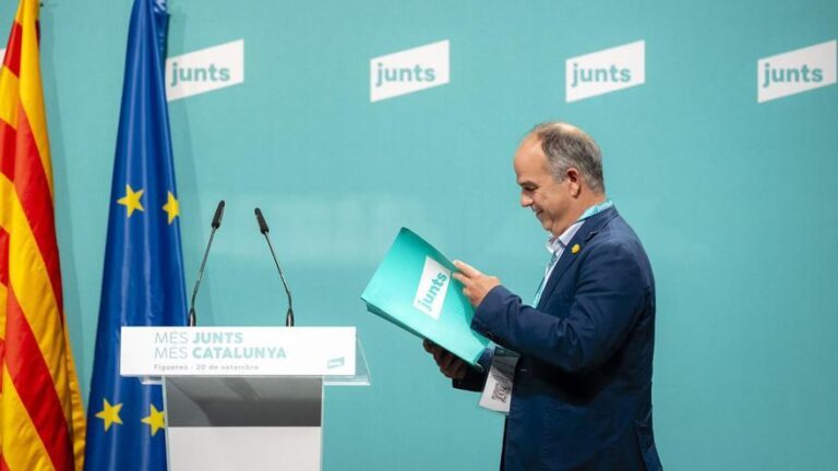 Turull reafirma la ruptura con Sánchez pero evita pedir elecciones: «Quien tiene el botón es el presidente»