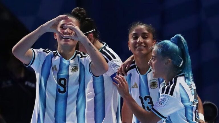 Argentina goleó a Marruecos en el debut del Mundial de Futsal femenino