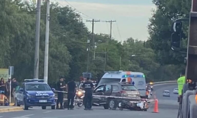 Córdoba: un motociclista falleció tras chocar contra un auto en la ruta E-53