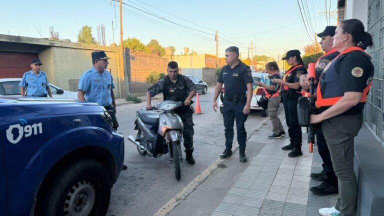 Bell Ville: operativo con 21 motos secuestradas terminó con un policía herido