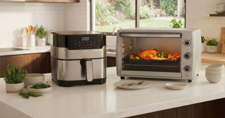 Freidora de aire vs. horno eléctrico: cuál consume menos, para qué usar cada uno y cuánto cuestan